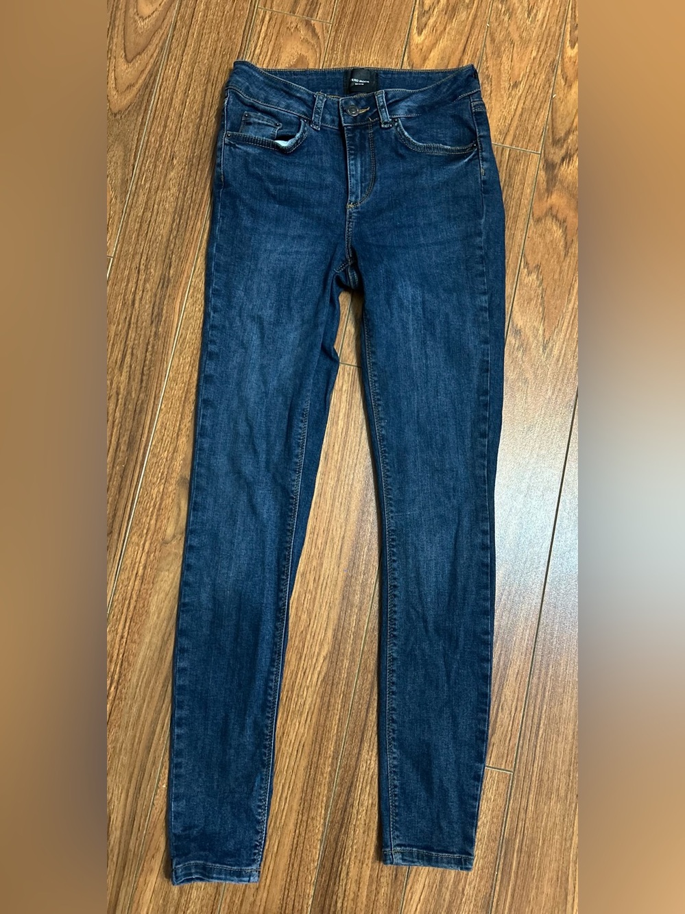 Vero Moda Women’s Dark Blue Slim Denim Jeans